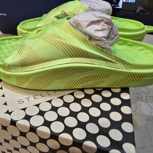 Women's Adidas x Stella McCartney Slide 'Lime Green' IG3573 SIZE 9 MULE NEW